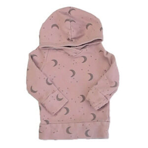 Childhood Girls Mauve Moons Hoodie size: 6-12 Months